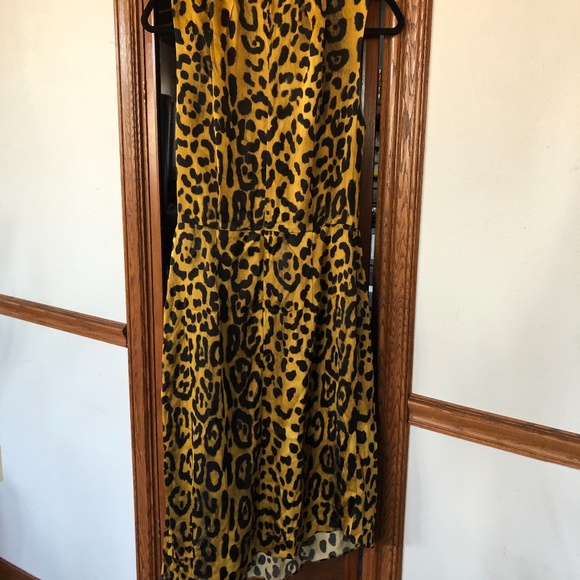 ❌SOLD❌Adam lippes leopard print midi dress - Picture 9 of 11